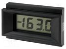 Voltmeter; digital,mounting; 0÷200mV; on panel; M2 screw; LCD 
