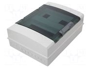 Enclosure: for modular components; IP65; light grey; ABS; 400V ELEKTRO-PLAST NASIELSK