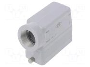 Enclosure for connectors: HDC; size 77.27; for cable; for latch ILME
