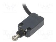 Limit switch; metal roller Ø12mm; NO + NC; 10A; max.250VAC; IP67 PIZZATO ELETTRICA