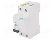 RCD breaker; Inom: 63A; Ires: 30mA; Poles: 2; 400VAC; IP20; 1÷25mm2 SCHNEIDER ELECTRIC