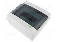 Enclosure: for modular components; IP65; light grey; No.of mod: 9 ELEKTRO-PLAST NASIELSK