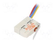 Microswitch SNAP ACTION; 3A/250VAC; with lever; SPDT; ON-(ON) SAIA-BURGESS