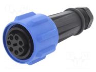 Connector: circular; plug; female; PIN: 7; 32A; 430V; Buccaneer 900 BULGIN