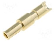 Contact; female; Plating: gold-plated; soldering; PX0412 BULGIN