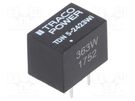 Converter: DC/DC; 5W; Uin: 9÷36V; Uout: 15VDC; Uout2: -15VDC; DIP TRACO POWER