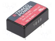 Converter: DC/DC; 8W; Uin: 36÷75VDC; Uout: 5VDC; Iout: 1600mA; DIP16 TRACO POWER