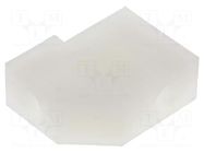 Mounting coupler; polyamide; natural; UL94V-2; -40÷85°C FIX&FASTEN