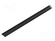 Profiles for LED modules; black; L: 1m; ARC12; aluminium; surface TOPMET