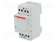 Contactor: 4-pole installation; 25A; 24VAC,24VDC; NC + NO x3 ABB