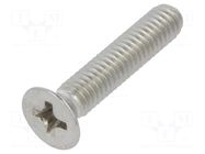 Screw; M4x20; 0.7; Head: countersunk; Phillips; PH2; DIN 965A BOSSARD