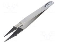 Tweezers; Tipwidth: 0.4mm; Blade tip shape: sharp; Blades: narrow ENGINEER