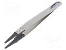 Tweezers; Tipwidth: 2.3mm; Blade tip shape: squared; ESD; 16g ENGINEER