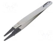 Tweezers; Tipwidth: 2.3mm; Blade tip shape: squared; ESD; 16g ENGINEER