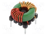 Inductor: wire; THT; 145uH; 20mΩ; -40÷105°C; ±35%; 11.5x11.5x8.8mm TRACO POWER