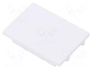 Cap for LED profiles; white; 2pcs; ABS; VARIO30-05 TOPMET