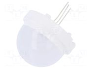 LED; red/green; 20mm; 120°; Front: convex; 4.2÷4.3/3.2÷3.3VDC POLAM-ELTA