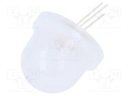 LED; 16mm; red/green; 120°; Front: convex; 4÷4.2/3.1÷3.2V; round POLAM-ELTA