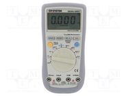 Digital multimeter; RS232; LCD; (5999); Bargraph: 61segm; True RMS 