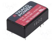 Converter: DC/DC; 10W; Uin: 9÷36VDC; Uout: 15VDC; Uout2: -15VDC TRACO POWER