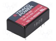 Converter: DC/DC; 10W; Uin: 18÷75V; Uout: 12VDC; Uout2: -12VDC; DIP16 TRACO POWER