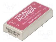 Converter: DC/DC; 20W; Uin: 18÷75V; Uout: 15VDC; Uout2: -15VDC; 2"x1" TRACO POWER