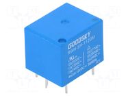 Relay: electromagnetic; SPST-NO; Ucoil: 12VDC; Icontacts max: 15A GOODSKY