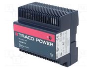 Power supply: switching; for DIN rail; 90W; 12VDC; 7.5A; 85÷264VAC TRACO POWER