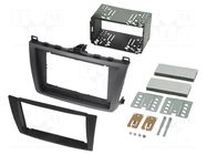 Radio frame; Mazda; 2 DIN; black and silver COMPOTECH