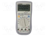 Digital multimeter; RS232; LCD; 3,75 digit; Bargraph: 41segm. GW INSTEK