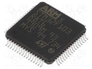 IC: ARM microcontroller; 72MHz; LQFP64; 2÷3.6VDC; 16bit timers: 4 STMicroelectronics