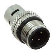 SENSOR CONN, M12, 4POS, PLUG, CABLE