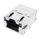 RJ45 CONN, R/A RCPT, 8P8C, 1PORT, TH