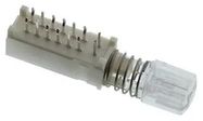 PB SW, 4PDT, 0.3A, 30V, BLU/GRN, SOLDER