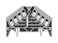 DIN RAIL TERMINAL BLOCK, 16POS, 16AWG