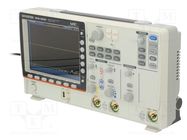 Oscilloscope: digital; Ch: 2; 500MHz; 25kpts/ch; LCD 8"; GDS-3000 