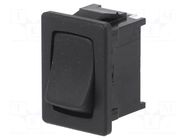 ROCKER; SPDT; Pos: 2; (ON)-OFF; 10A/250VAC; IP40; 100mΩ; UL94V-2 Marquardt