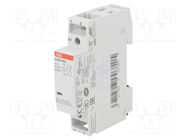 Contactor: 2-pole installation; 20A; 24VAC,24VDC; NO x2; -25÷55°C ABB