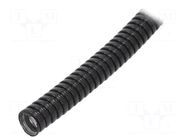 Protective tube; Size: 21; galvanised steel; black; Øint: 17mm ANAMET EUROPE