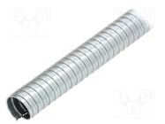 Protective tube; Size: 13; galvanised steel; natural; -55÷300°C ANAMET EUROPE