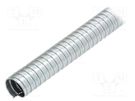 Protective tube; Size: 20; galvanised steel; natural; -55÷300°C ANAMET EUROPE