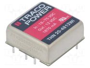 Converter: DC/DC; 20W; Uin: 18÷75VDC; Uout: 12VDC; Iout: 1670mA TRACO POWER