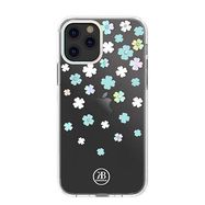 Kingxbar Lucky Series case decorated with original Swarovski crystals iPhone 12 mini transparent (Clover), Kingxbar