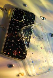 Kingxbar Lucky Series case decorated with original Swarovski crystals iPhone 12 mini transparent (Luck), Kingxbar