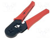 Tool: for crimping; insulated solder sleeves; 1÷6mm2 