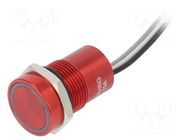 Switch: capacitive; Pos: 2; SPST-NO; 0.01A/12VDC; IP68; OFF-(ON) BULGIN