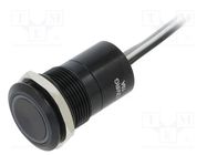 Switch: capacitive; Pos: 2; SPST-NC; 0.01A/12VDC; IP68; ON-OFF; MC BULGIN