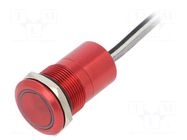 Switch: capacitive; Pos: 2; SPST-NO; 0.01A/12VDC; IP68; OFF-(ON) BULGIN