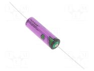 Battery: lithium (LTC); 14505; 3.6V; 2400mAh; non-rechargeable TADIRAN