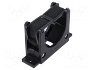 Holder; polyamide; black; W: 24.1mm; L: 73.7mm; Cable P-clips PANDUIT